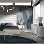 Sideboard Verchromter Stahl Weiß 2
