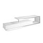 Lowboard Chrome-plated steel White 0