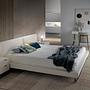 ANGEL CERDÁ Bedside table in grey wood and black steel 2