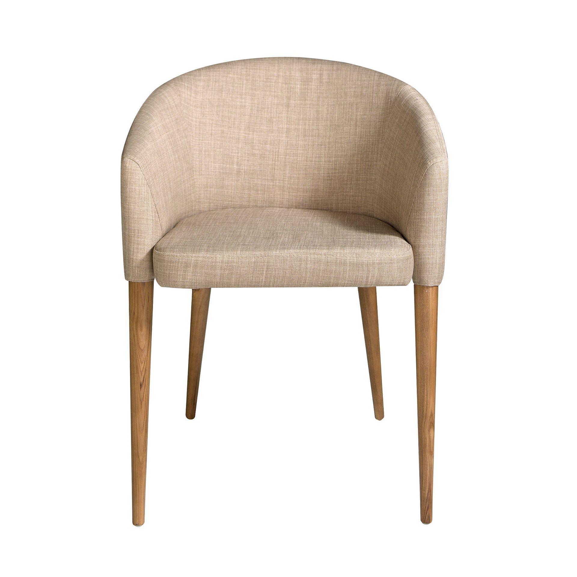 Sedia da pranzo Spagna Tessuto Beige 5