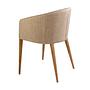 Sedia da pranzo Spagna Tessuto Beige 4
