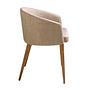 Sedia da pranzo Spagna Tessuto Beige 6