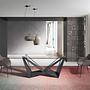 Dining chair fabric dark grey 2