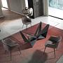 Dining chair fabric dark grey 6