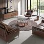 Sideboard wood veneer chrome-plated steel 2