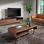 Lowboard wood veneer Chrome-plated steel 4