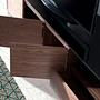 Lowboard wood veneer Chrome-plated steel 7