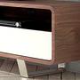 Lowboard Chrome-plated steel Wood veneer 4