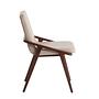 Dining chair faux leather beige 3