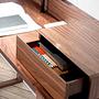 7000 Dressing table with mirror Walnut veneer 3