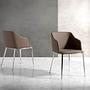 Armchair Faux Leather Brown 3