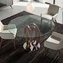 Sedia da pranzo legno beige 1