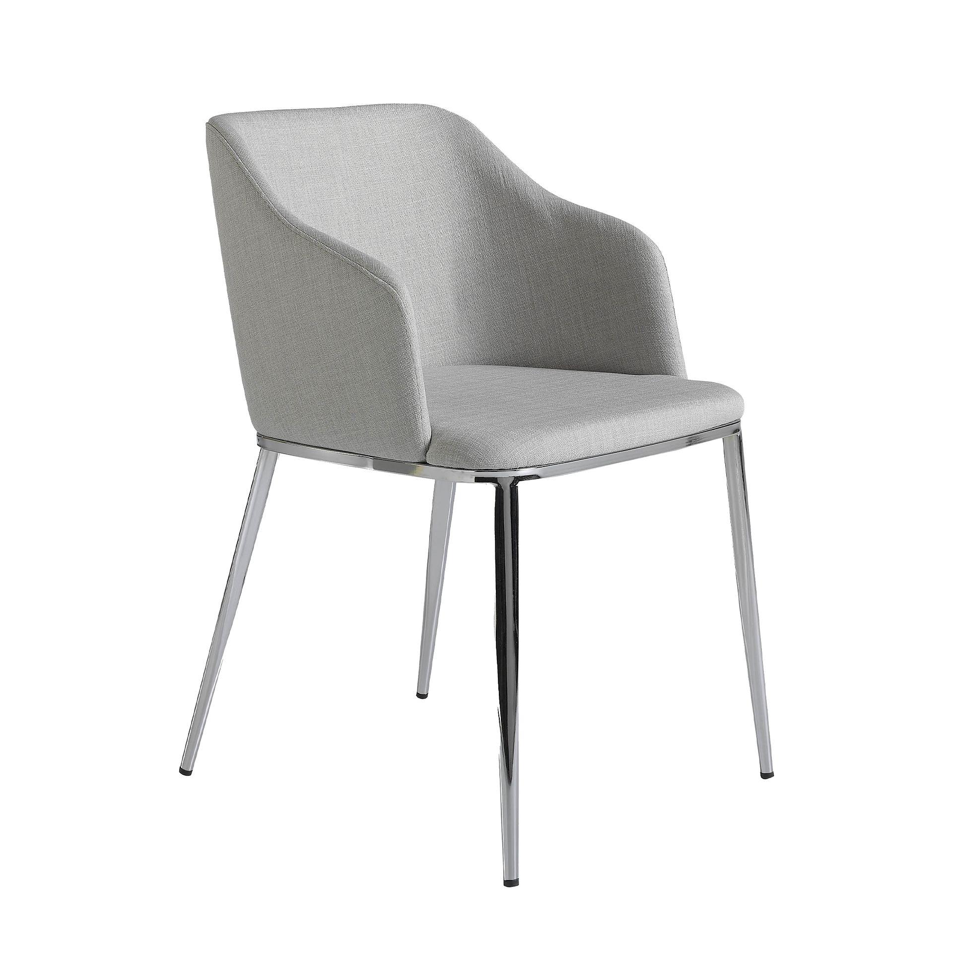 Armchair stainless steel grey 0