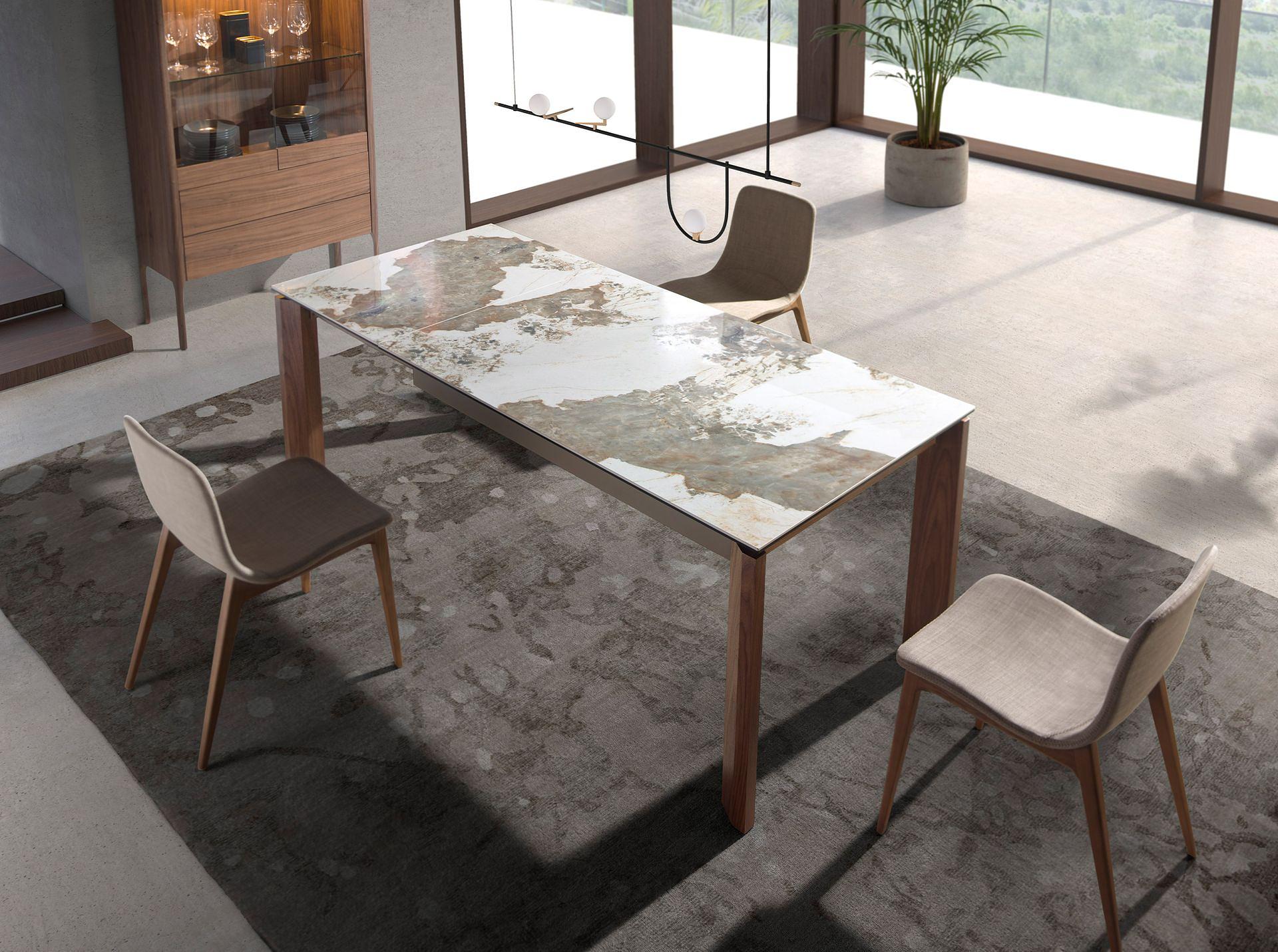 Dining chair wood beige 2