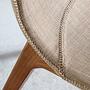 Sedia da pranzo legno beige 7