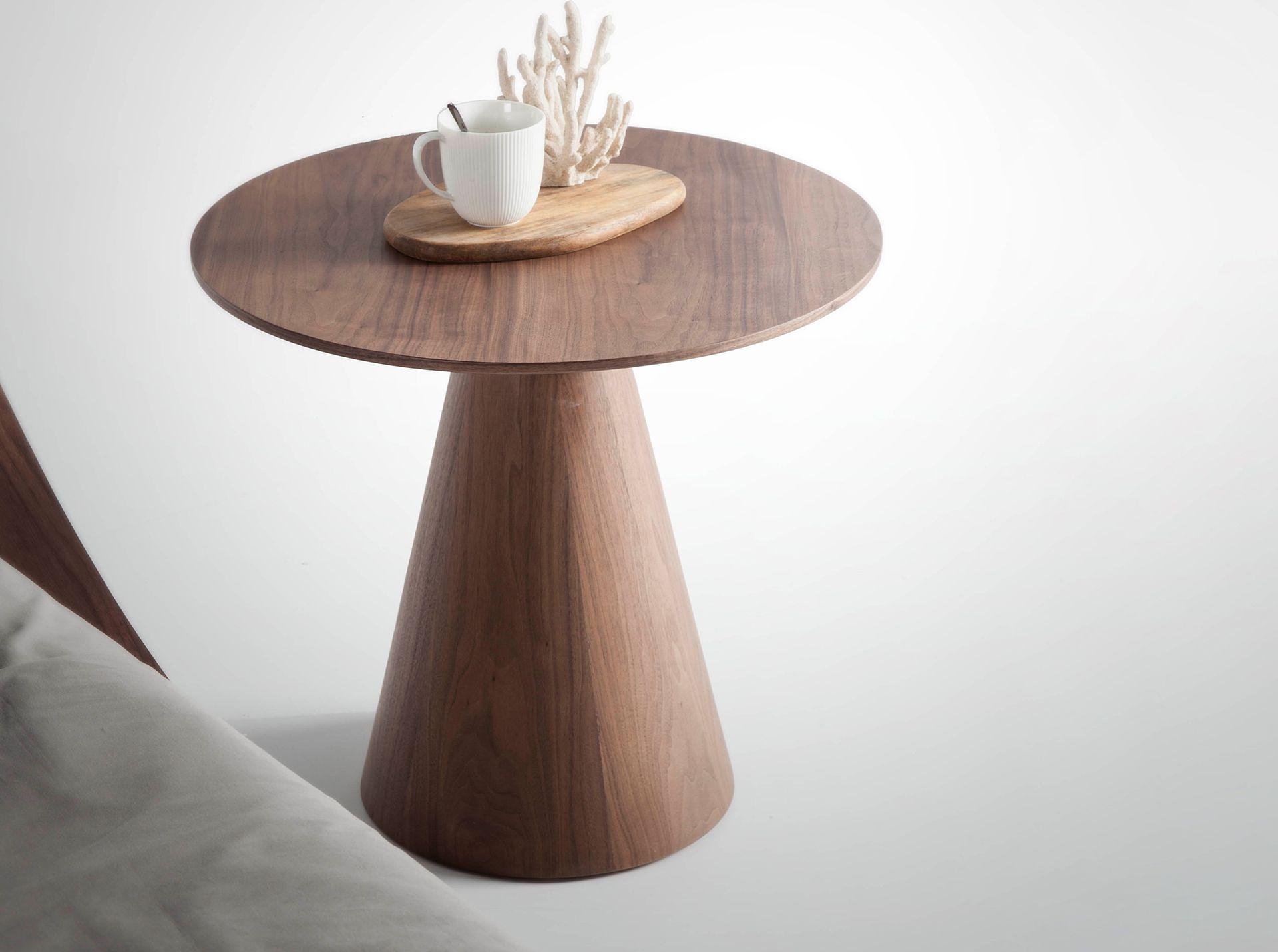Beistelltisch Braun Ø 60cm 3