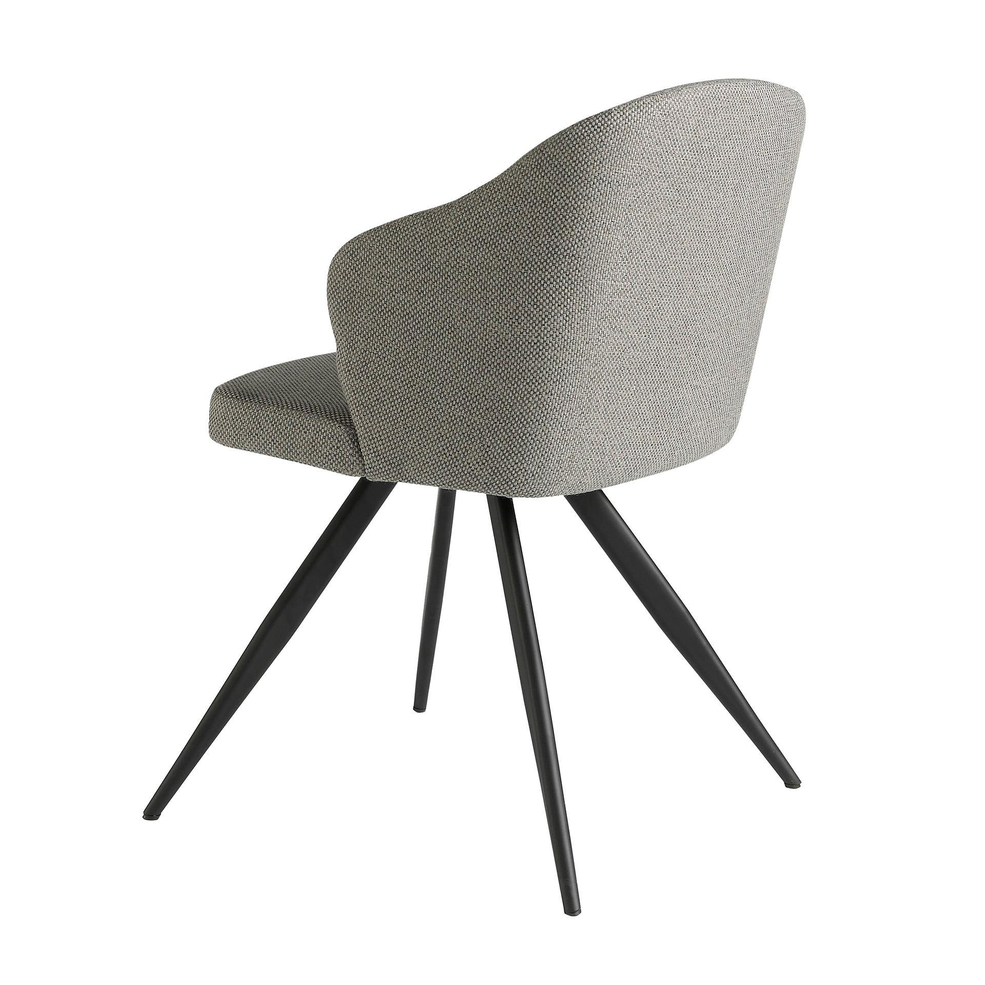 Sedia con braccioli acciaio inox grigio 3