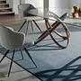 Sedia con braccioli acciaio inox grigio 4