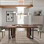 Hohes Sideboard Walnussfurnier Creme 2
