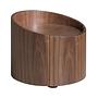 Bedside table Brown  Ø 53cm 0