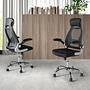 Sedia da ufficio 4140 Regolabile Ergonomica Tessuto mesh Nero 1
