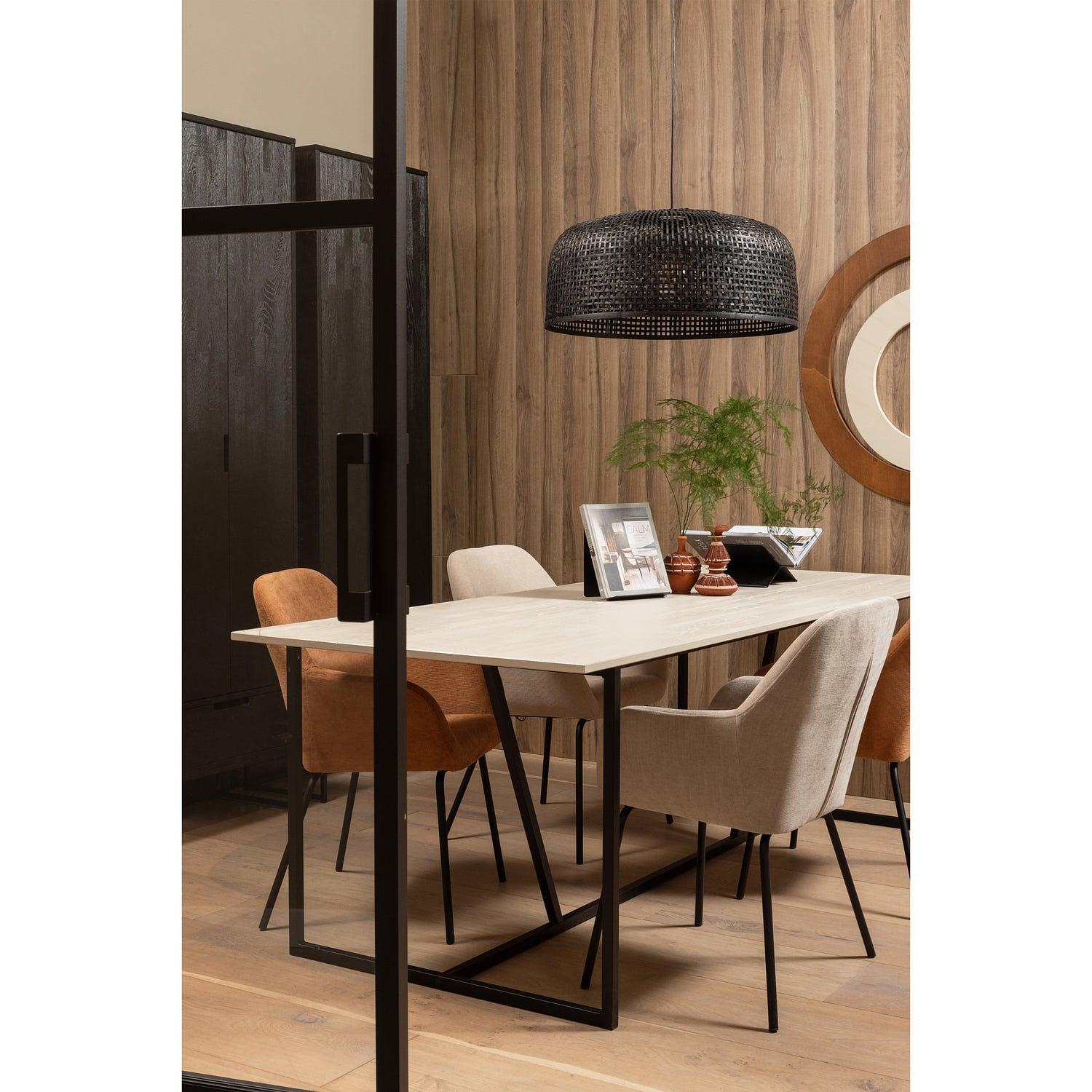 Silas Dining table Ash wood Metal 1