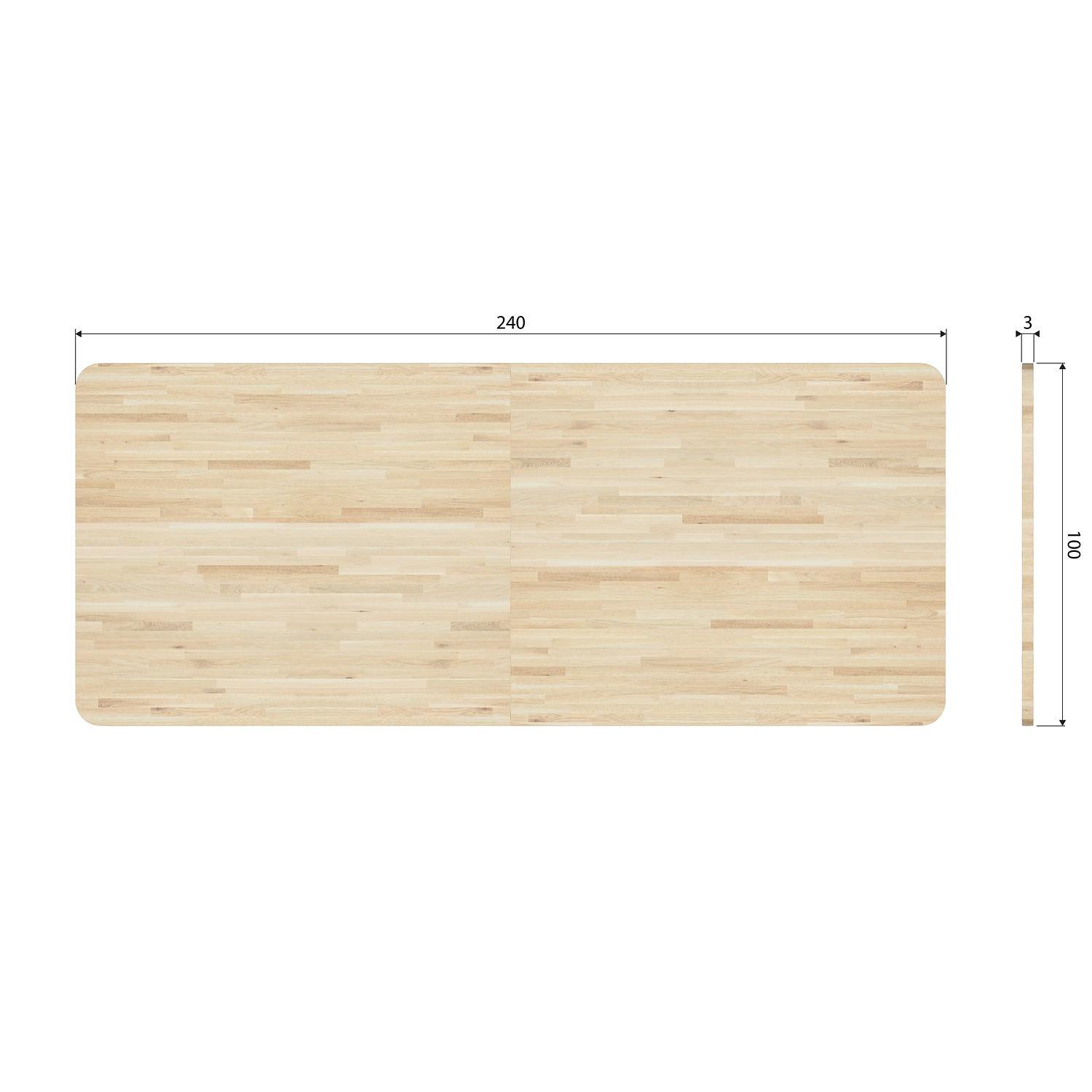 Tabletop Oak Brown 6