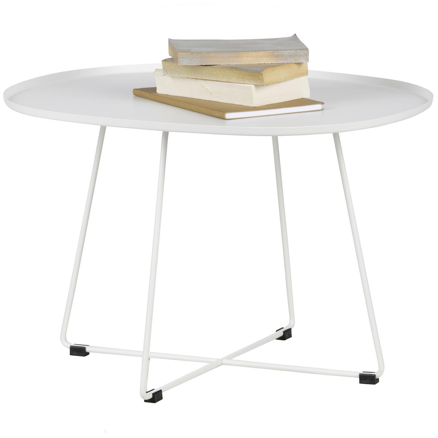 Otis Side Table Metal White 2