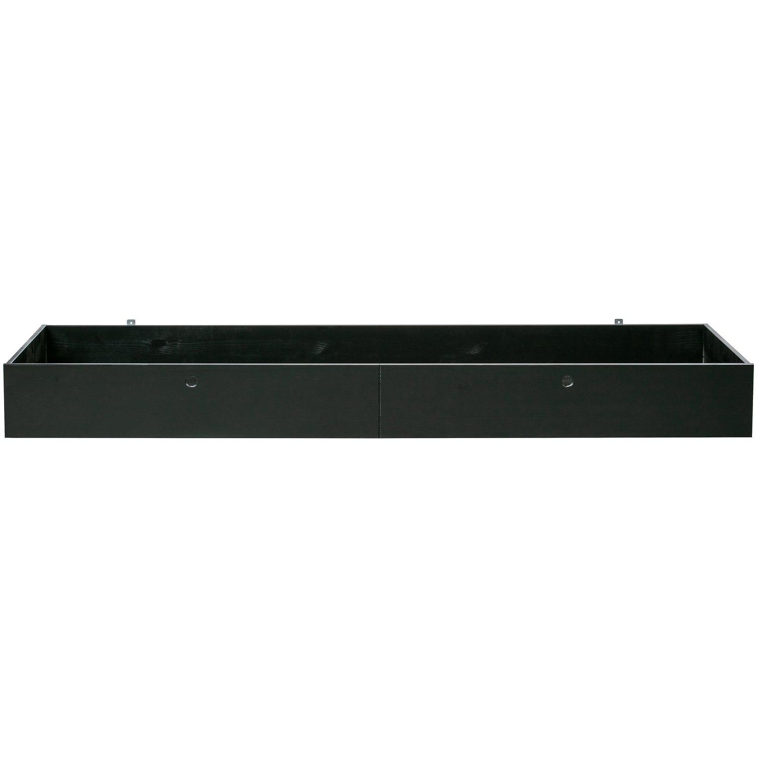 Joep Bed frame Pine wood Black 0