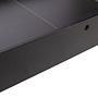 Joep Bed frame Pine wood Black 1