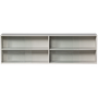 Klink Display Cabinet FSC Pine wood tempered glass sliding doors 4