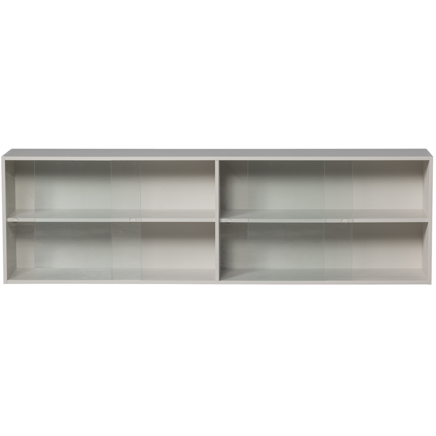 Klink Vitrine FSC Kiefernholz gehärtete Glasschiebetüren 4