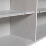 Klink Display Cabinet FSC Pine wood tempered glass sliding doors 7