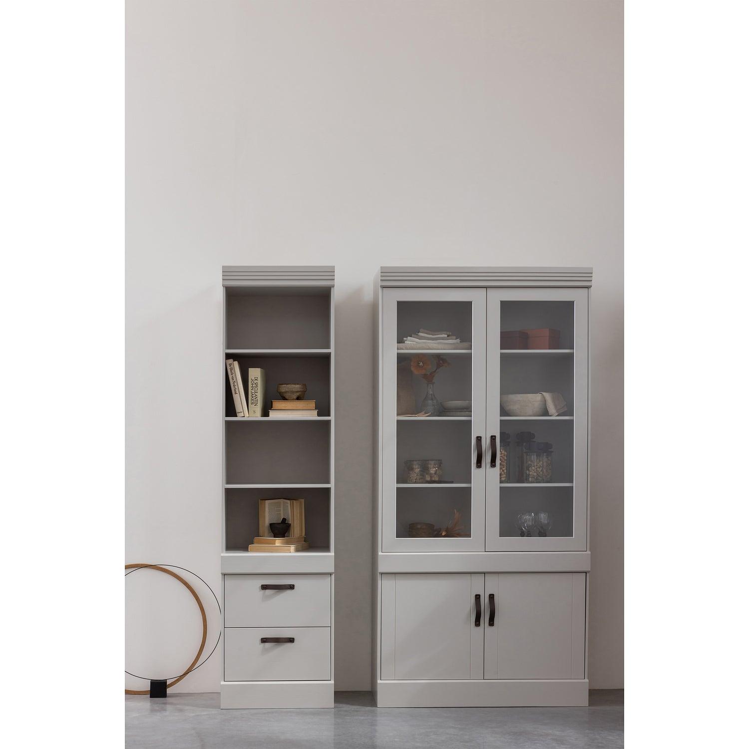 Bold Bücherregel Holz Weiß 1