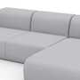 Pyllow Ecksofa Récamiere Rechts Lichtgrau 3