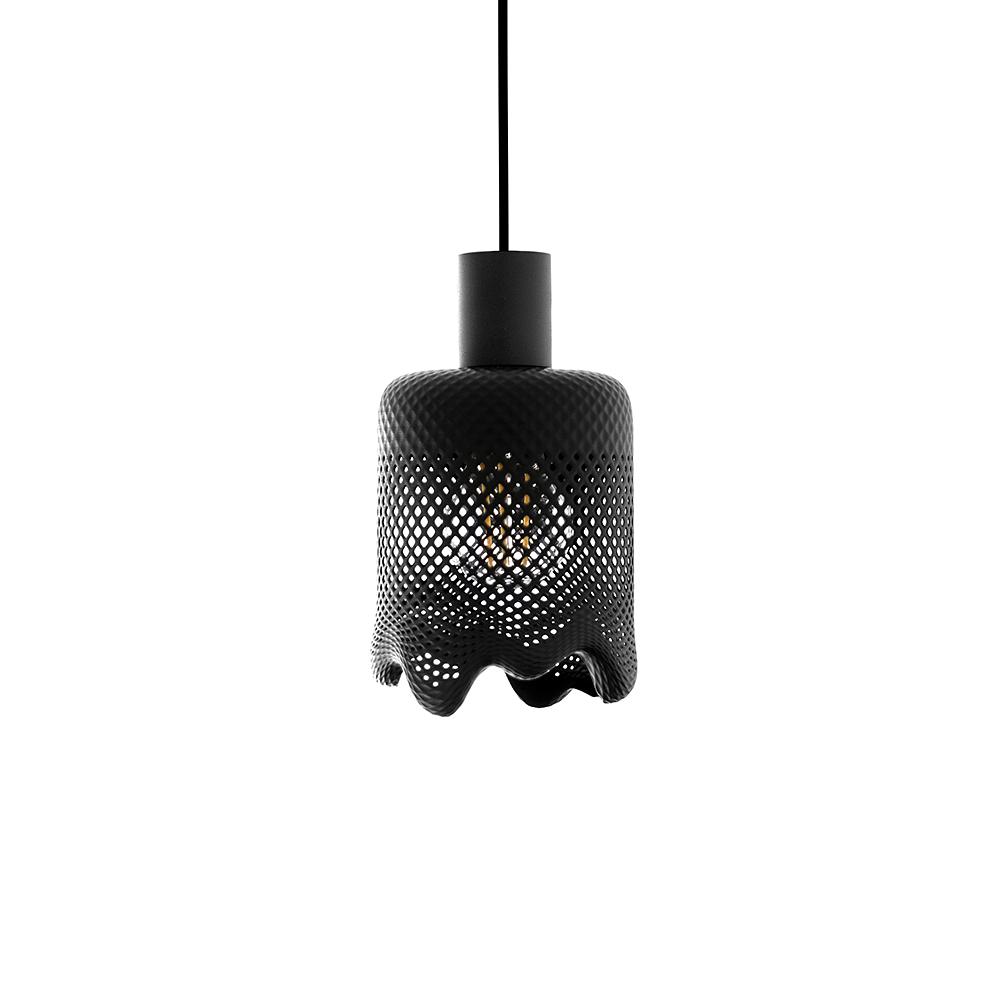 Klecks Bright Pendant Lamp 3D Print Black Ø 13cm 0