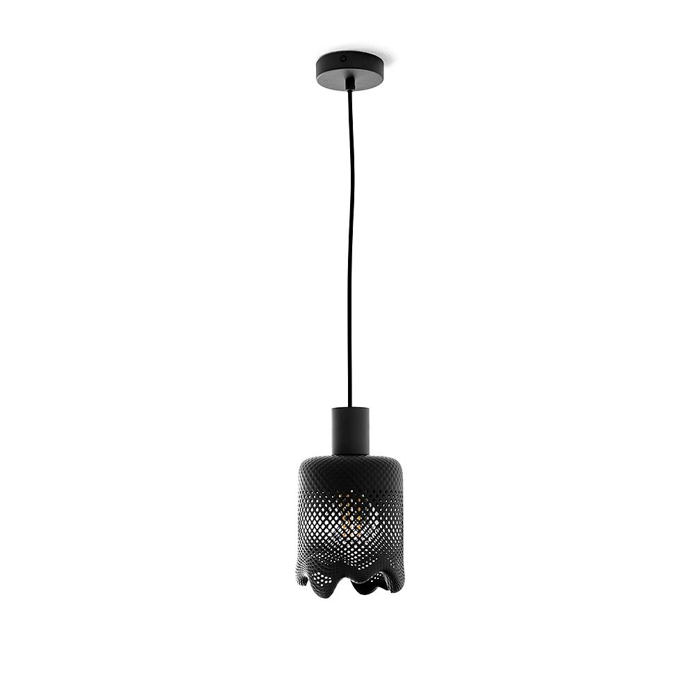 Klecks Bright Pendant Lamp 3D Print Black Ø 13cm 2