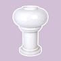 Vintage Mushroom Table Lamp Murano Glass 1960s 0