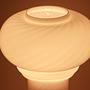 Vintage Pilz Tischlampe Muranoglas 1960er Jahre 6