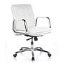 VILLA 10 Office Chair Leather White 2