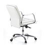 VILLA 10 Office Chair Leather White 3
