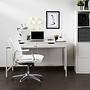 VILLA 10 Bürostuhl Leder Weiß 7