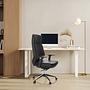 VITORO ECO Swivel Office Chair with Casters Faux Leather Black 1