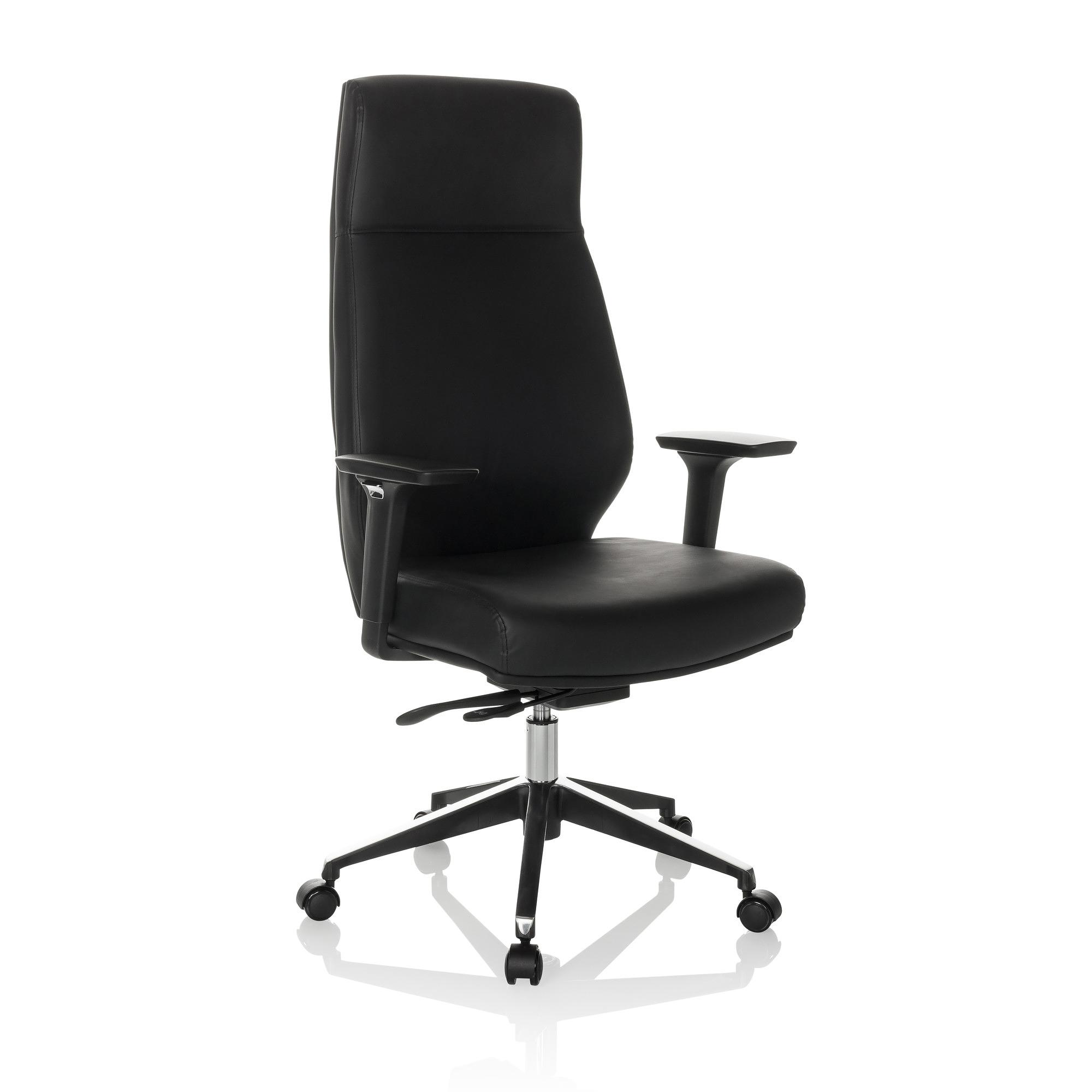 VITORO ECO Swivel Office Chair with Casters Faux Leather Black 6
