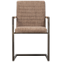 2x Bas Esszimmerstuhl Textil Braun 2