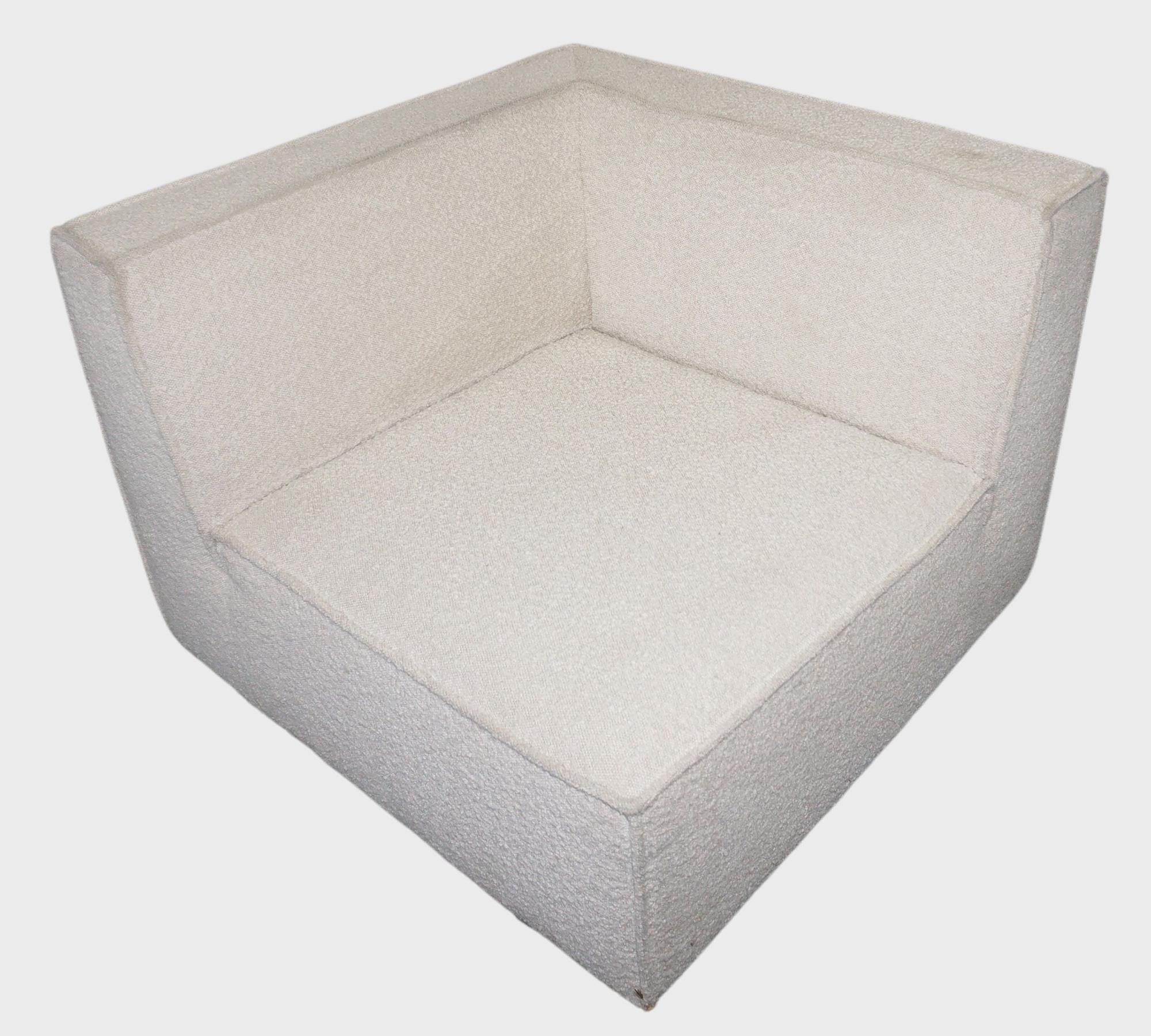 Dane 1-Seater Corner Module Left Maya Cream 5