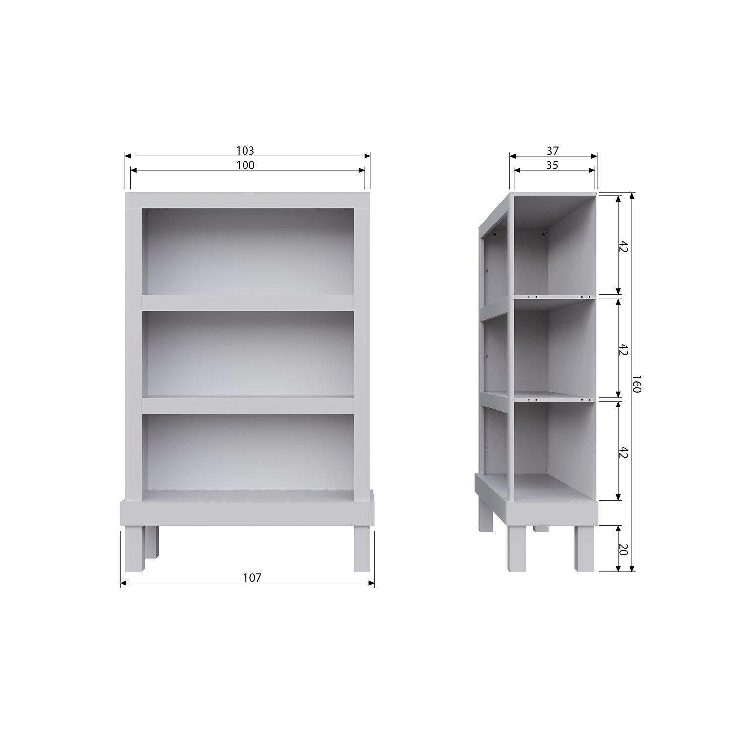 Bonk Schrank Holz Nebelgrau 8