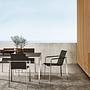 Slim table Stainless steel HPL top Anthracite 160 x 100cm 4