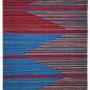 Gashgai Kilim Rug Red Blue 0