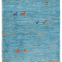Gabbeh Sonnat Teppich Blau 0